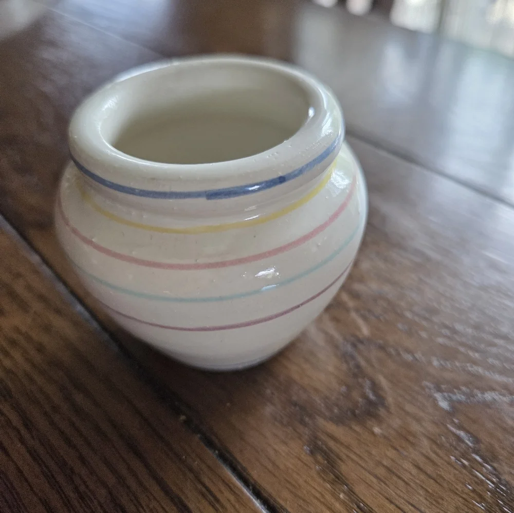 Vintage Handpainted Italian Pottery Vase Rosanna Imports